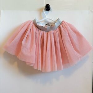 George Kids Pink Tulle Tutu Skirt with Glittery Waistband